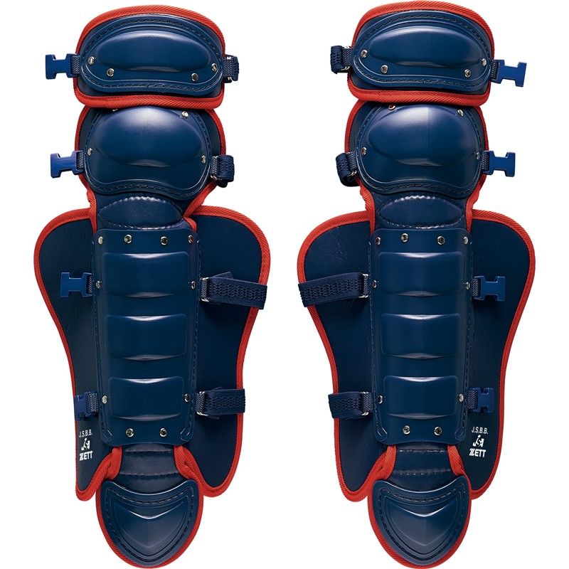 zett(ゼット) ジュニア 軟式/ゴムソフト用 レガーツ 野球ソフトJR レガーツ (bll8333-2964)、ネイビー/レッド