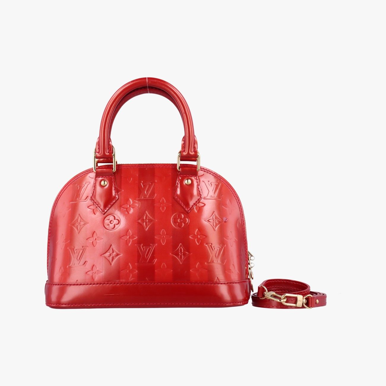 ルイヴィトンLouis VuittonアルマBB スリーズ ヴェルニ M 91593 MI 4171