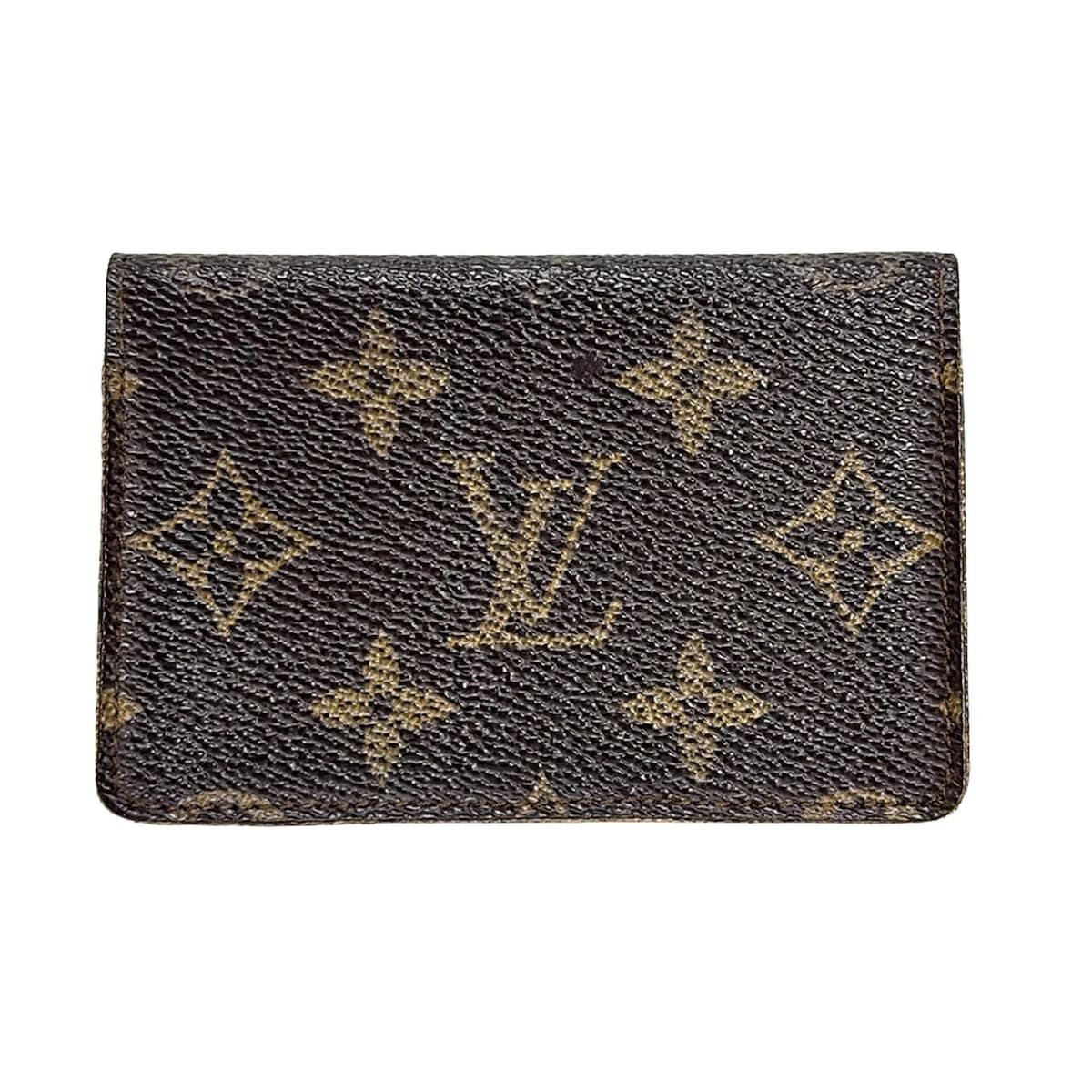 LOUIS VUITTON ルイヴィトン カードケース モノグラム ポシェットカルトヴィジット M 56362 - イニシャル刻印