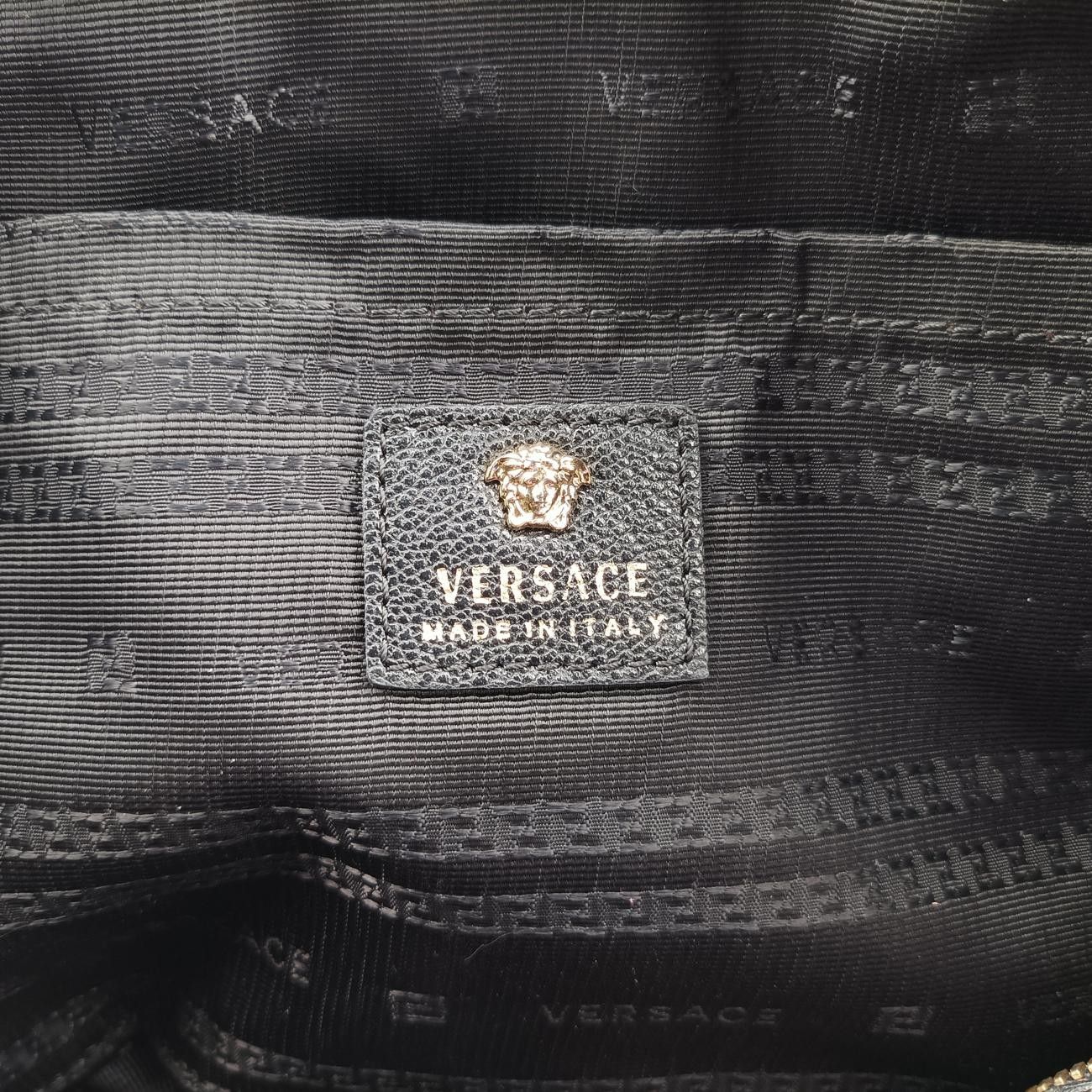 ヴェルサーチェ(ヴェルサーチ)VERSACEラ メドゥーサ パラッツォ ボウリング ブラック レザー CLG007 757 753 374 - メルカリ