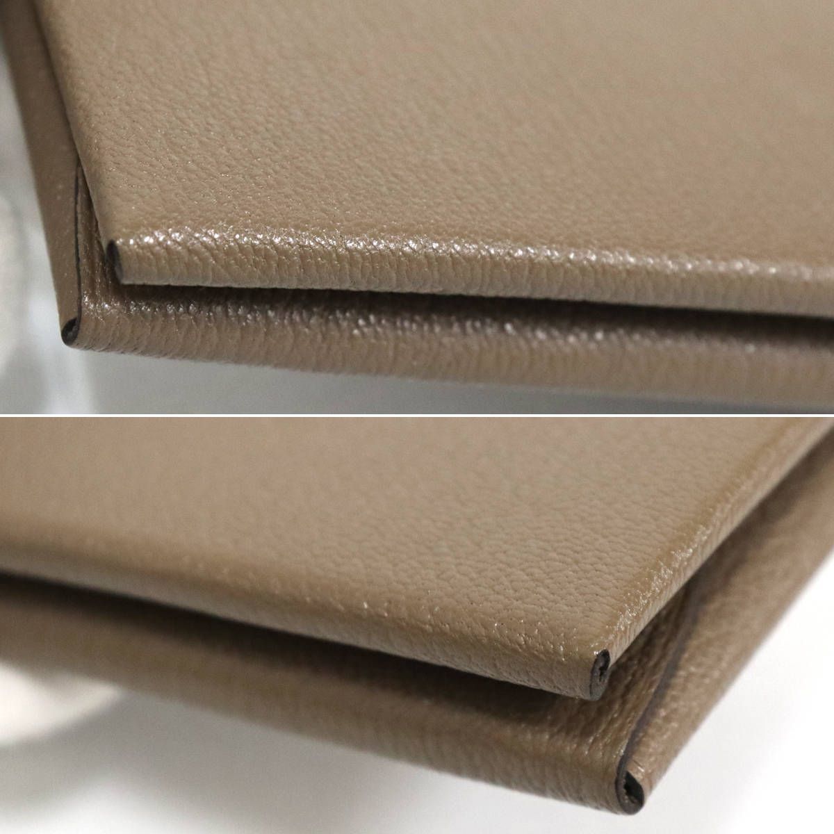 エルメス カルヴィデュオ エトゥープ Z刻印 箱リボン エルメス カルヴィ デュオ Z刻印/シェーブル/エトゥープ - メルカリ