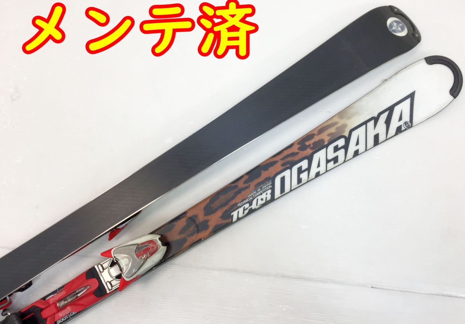 ◆ スキー OGASAKA TC-QR 160 cm カービングスキー スキー板 ◇メンテ済◇ スキー OGASAKA TC-QR 160 cm + MARKER Comp カービング