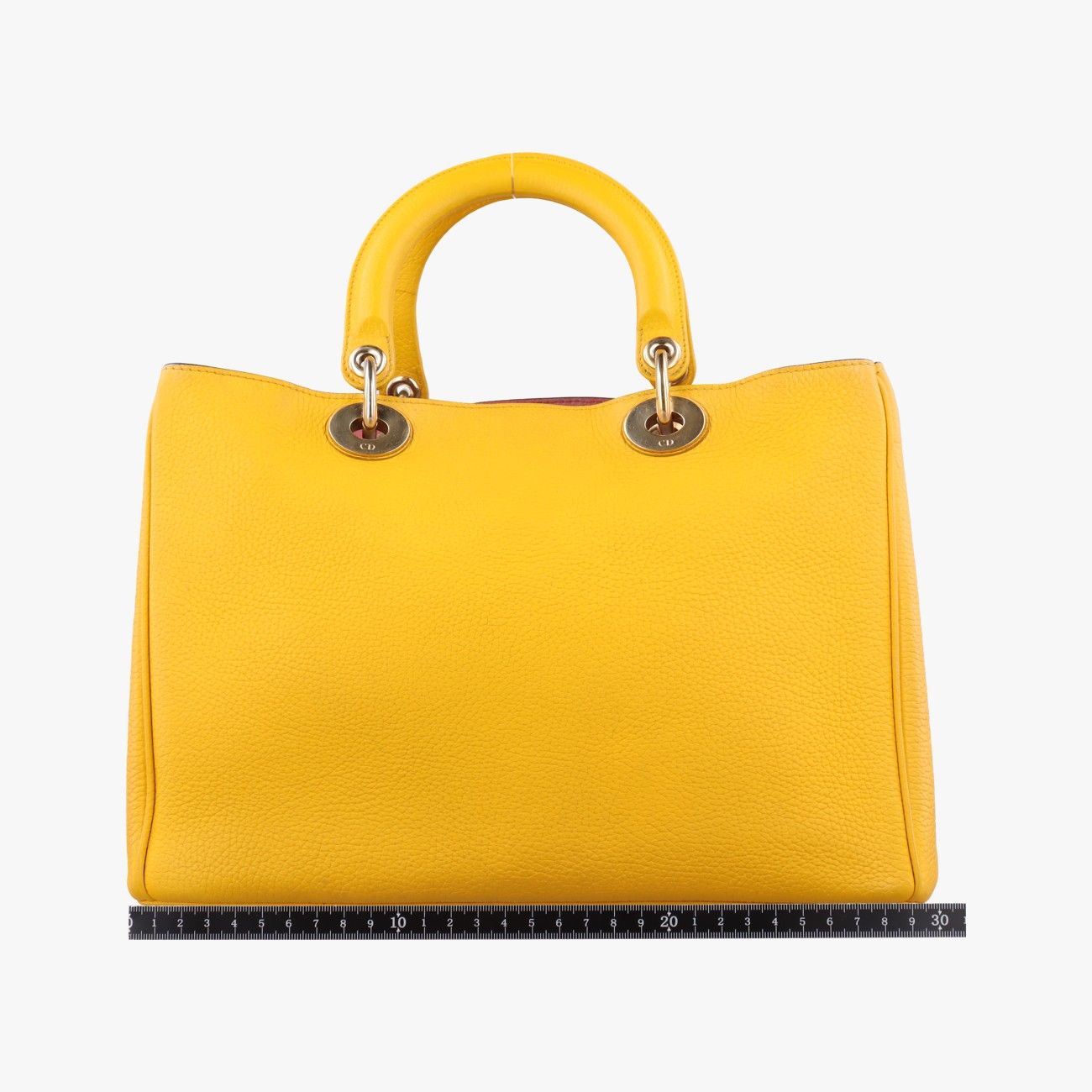 Christian Dior イエロー レザーケース クリスチャンディオールChristian Diorディオリッシモ イエロー レザー