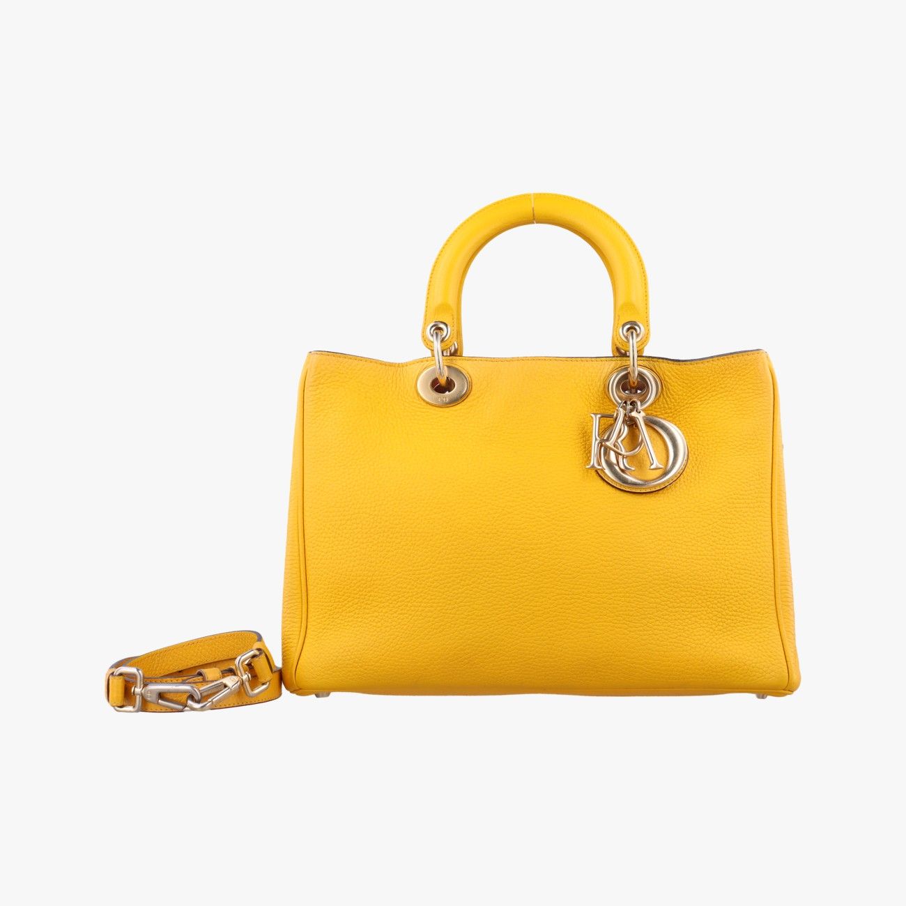 クリスチャンディオールChristian Diorディオリッシモ イエロー レザー 19-MA-0182