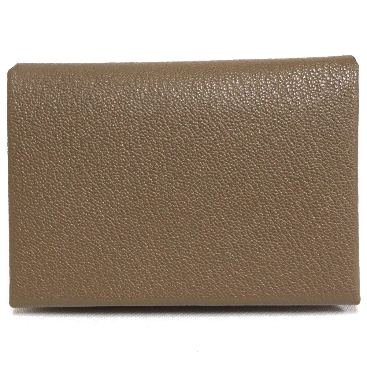 エルメス カルヴィ デュオ Z刻印/シェーブル/エトゥープ - メルカリ