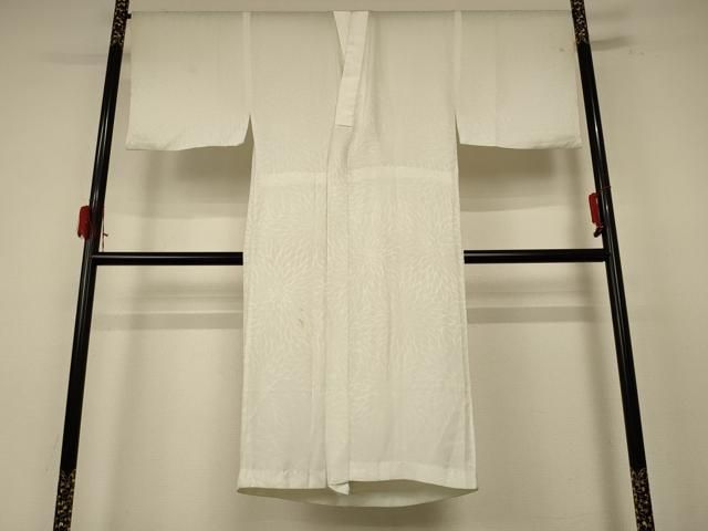 平和屋着物＊夏物 長襦袢 菊紋紗 白磁色 正絹 逸品 AABE7501jd - メルカリ