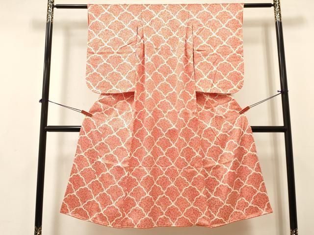 平和屋着物 七五三 女の子 ７歳 祝着 四つ身 花青海波 ma