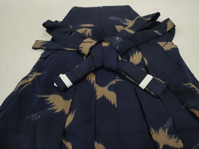 平和屋着物＊夏物 アンティーク 大正ロマン 男性 行灯袴 飛鶴文 正絹