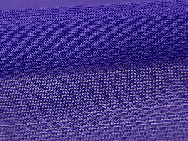 平和屋着物＊夏物 男性 色無地 絽 深紫色 洗える着物 AABE8975jd