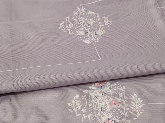  平和屋着物＊夏物 小紋 絽 菱花文 洗える着物 ♥ jd 小紋 着物