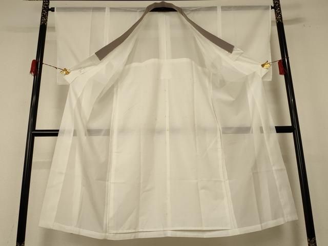 平和屋着物＊夏物 撫松庵 長襦袢 絽 白色 洗える着物 AABE8983jd