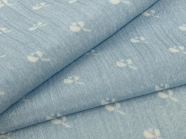 平和屋着物＊夏物 小紋 紗 舞花文 洗える着物 jd