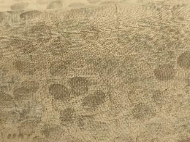  平和屋着物＊夏物 生紬 草花文 正絹 jd 紬 着物