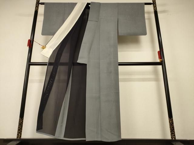 平和屋着物＊夏物 小紋 絽 変わり縞 正絹 逸品 AABE9003jd - メルカリ