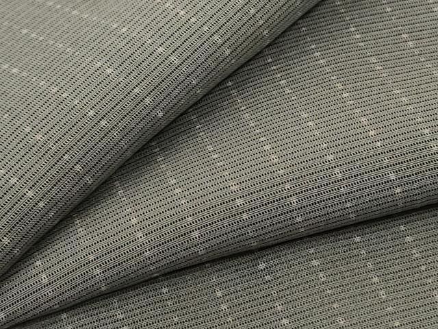 平和屋着物＊夏物 小紋 絽 変わり縞 正絹 jd