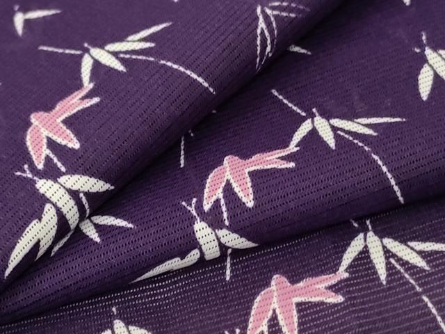 平和屋着物＊夏物 小紋 絽 笹文 洗える着物 jd