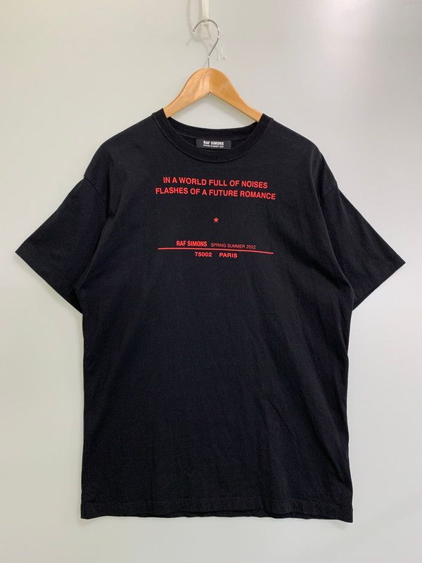 品 RAF SIMONS ラフシモンズ 22 SS TOUR T-SHIRT 221-M 125 ツアーTシャツ 半袖 トップス 141-260107-kk-38-min