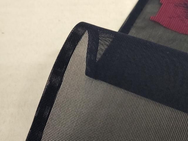  平和屋着物＊夏物 小紋 紗 舞花文 正絹 jd 小紋 着物