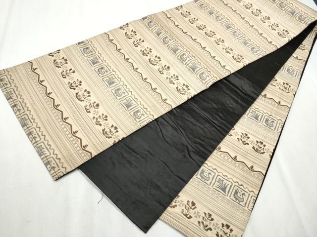 平和屋着物○全通柄 京袋帯 横段花鳥文 正絹 逸品 CABB9431hy - メルカリ