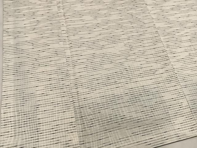 平和屋着物●上質な紬 横段文