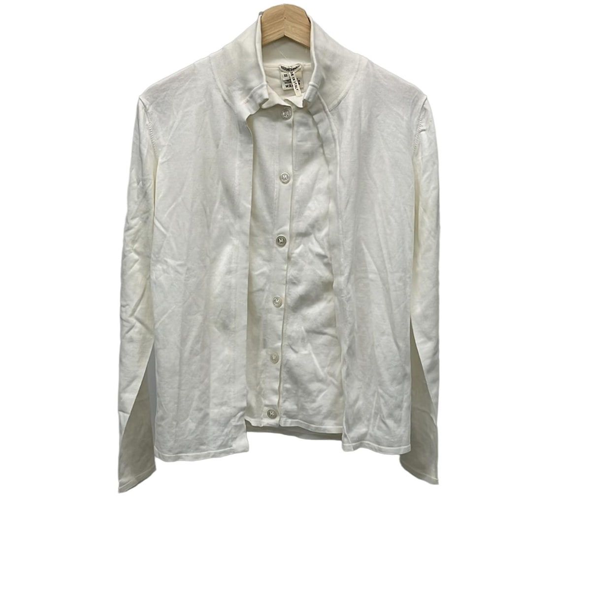 HERMES(エルメス) カーディガン サイズXS レディース - 白 長袖  