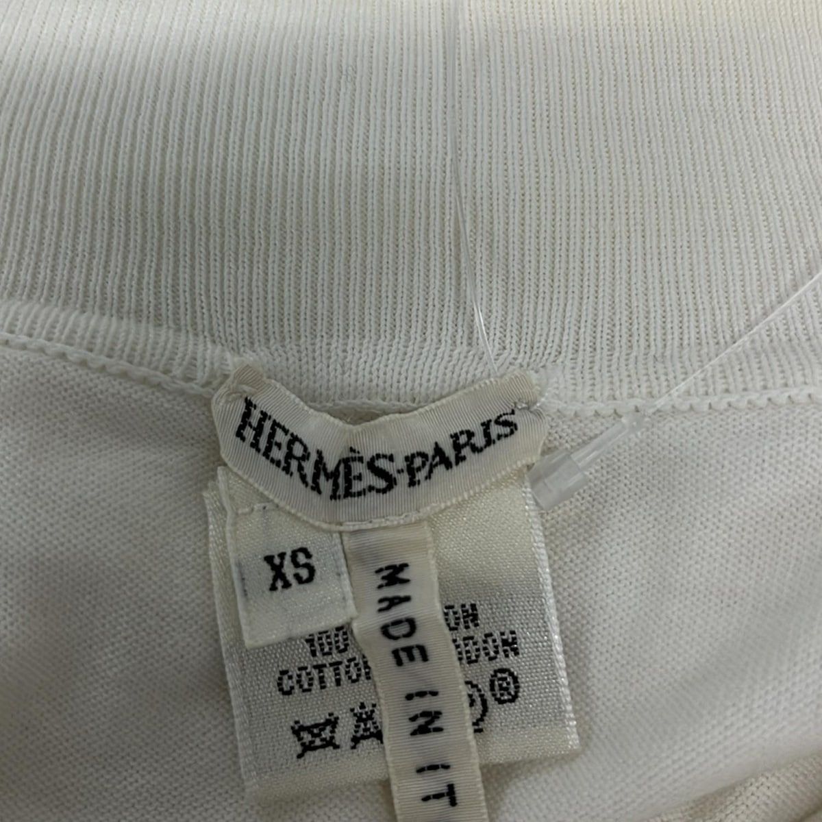 HERMES(エルメス) カーディガン サイズXS レディース - 白 長袖  