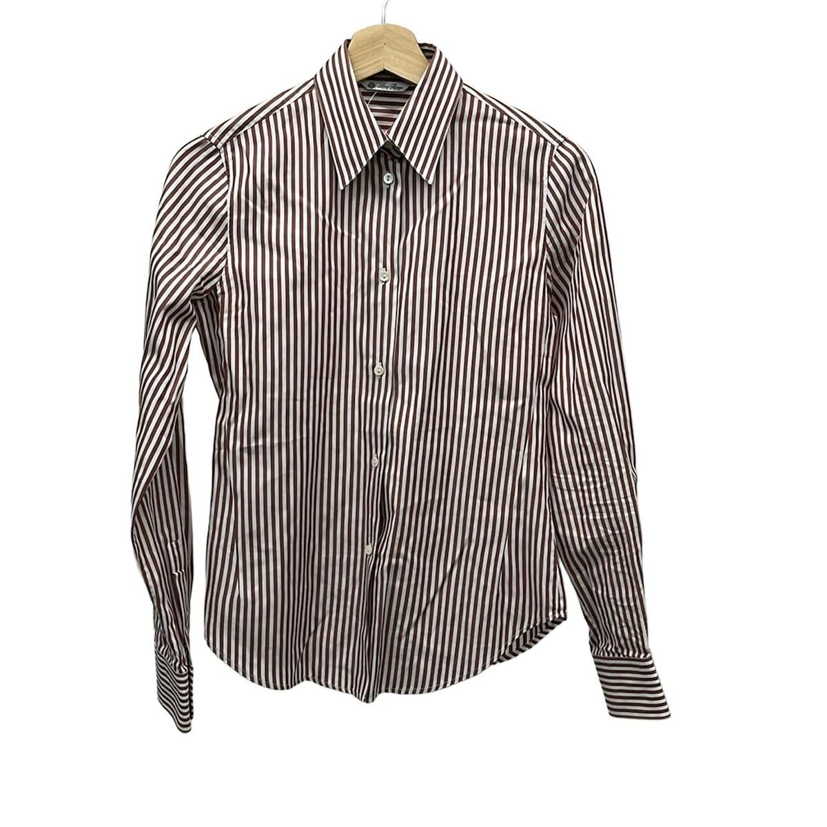 Loro Piana(ロロピアーナ) 長袖シャツブラウス サイズ38 S レディース