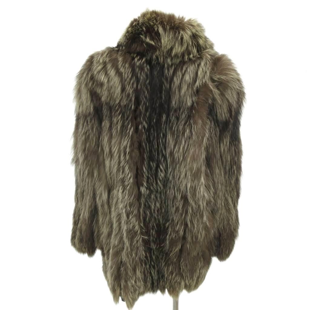 サガフォックス SAGA FOX 銀サガ フォックスファーコート 毛皮 ミドル