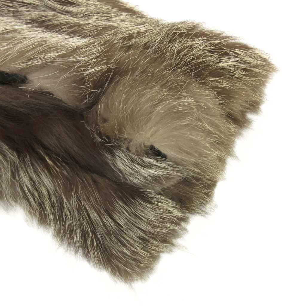 サガフォックス SAGA FOX 銀サガ フォックスファーコート 毛皮 ミドル