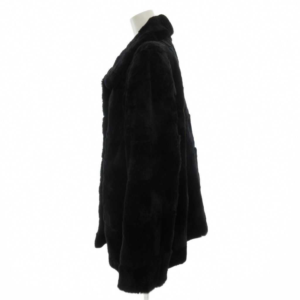 LAVANCE シェアードミンクファーコート 毛皮 ミドル丈 ハーフ 裏地ロゴ