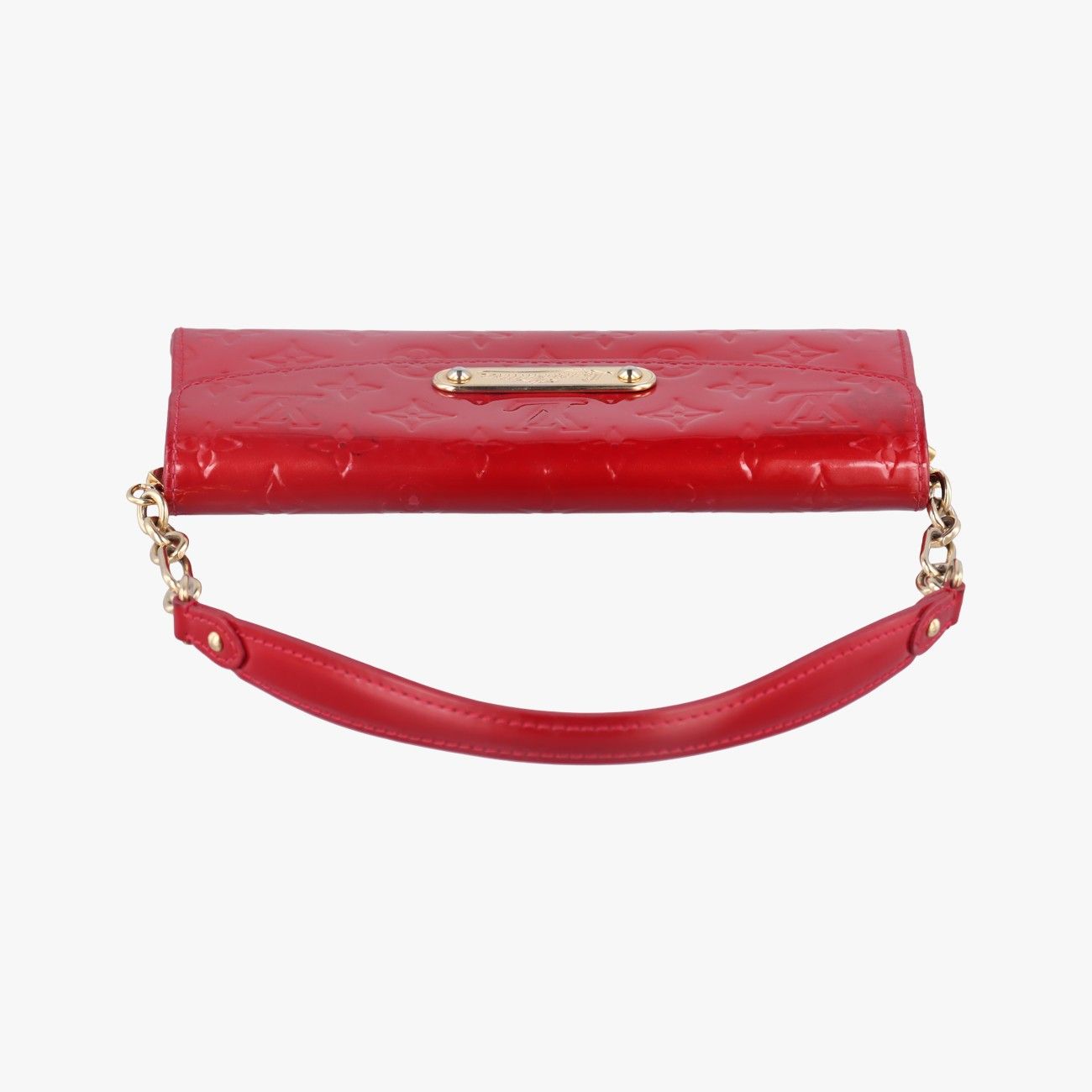 ルイヴィトンLouis Vuittonサンセット クラッチ ポムダムール ヴェルニ