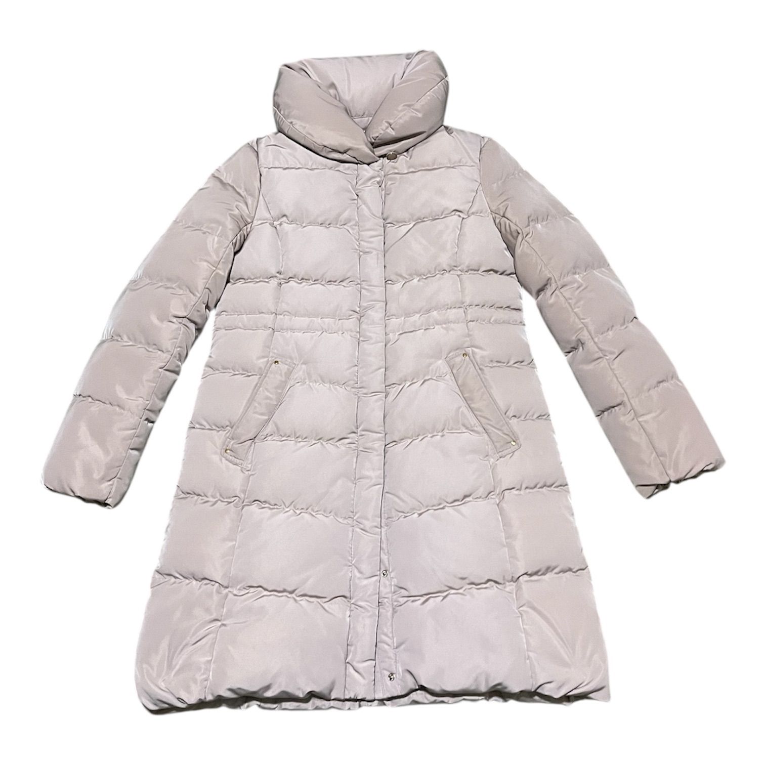 ZK11 エニィスィス any SIS ダウンジャケット ベージュ ポリエステル