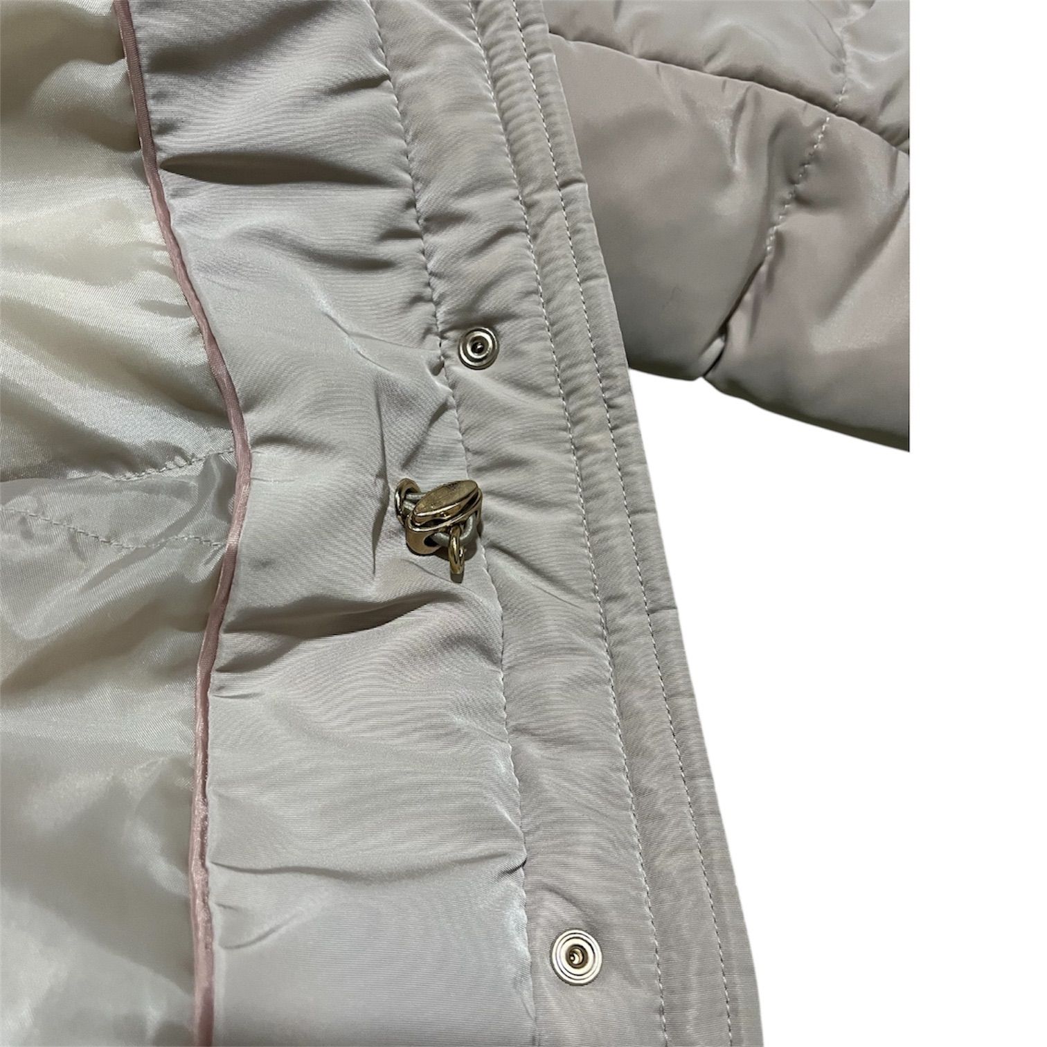 ZK11 エニィスィス any SIS ダウンジャケット ベージュ ポリエステル