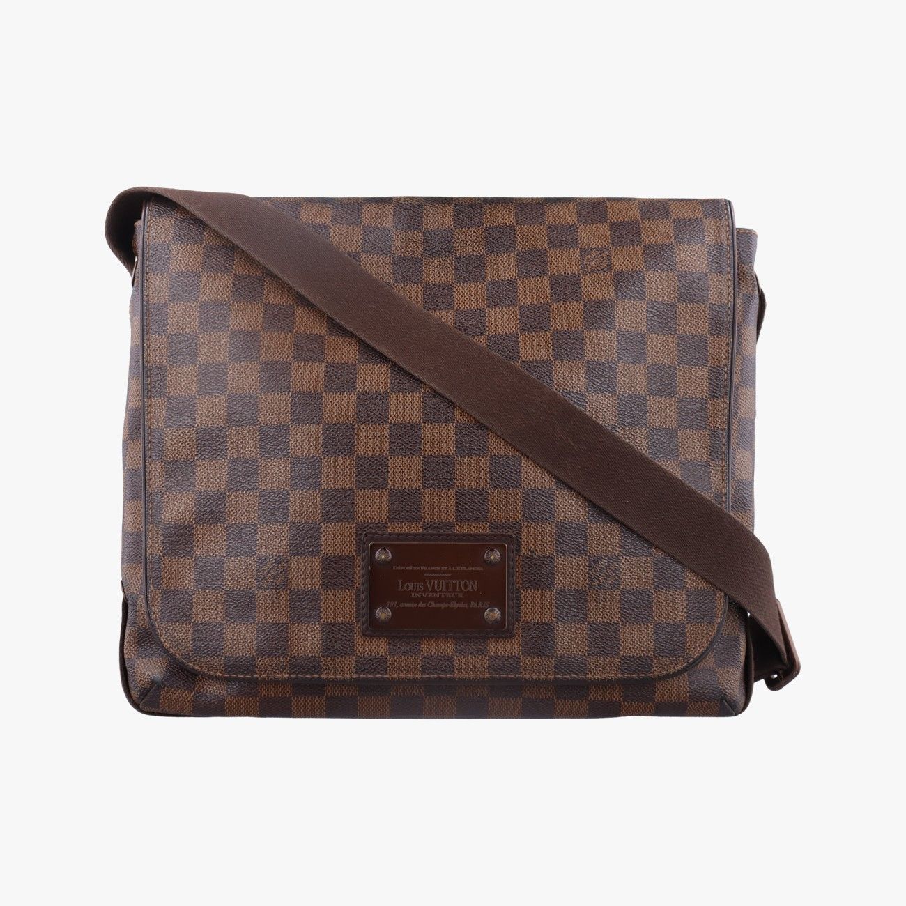 ルイヴィトンLouis VuittonブルックリンMM ダミエキャンバス エベーヌ N 51211 CA 4160