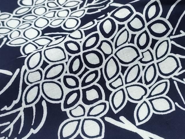  平和屋着物∴夏物 浴衣 紫陽花 綿 ng 浴衣単品 浴衣