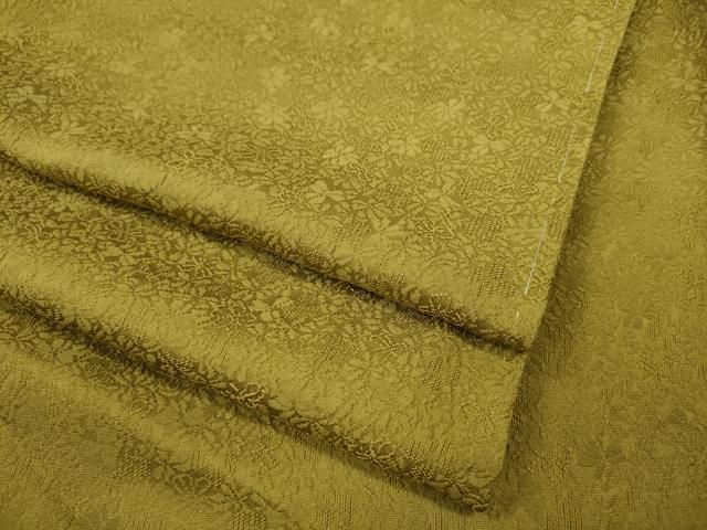 平和屋着物●上質な色無地 舞花地紋 梅幸茶色 正絹 ♥ ut