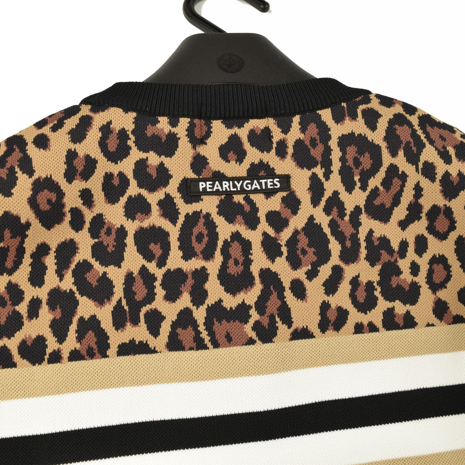 定価37,400円 パーリーゲイツ シャギーサーマル レオパードニット 051 0 パーリーゲイツ シャギーサーマル レオパード ニット セーター 051