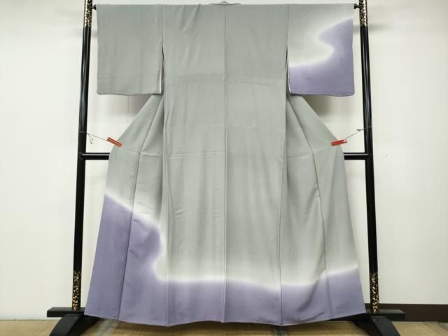 平和屋着物●訪問着 霞文 暈し染め 正絹 ut