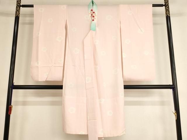 平和屋着物∵子供 女の子 長襦袢 舞梅文 半衿刺繍 ja