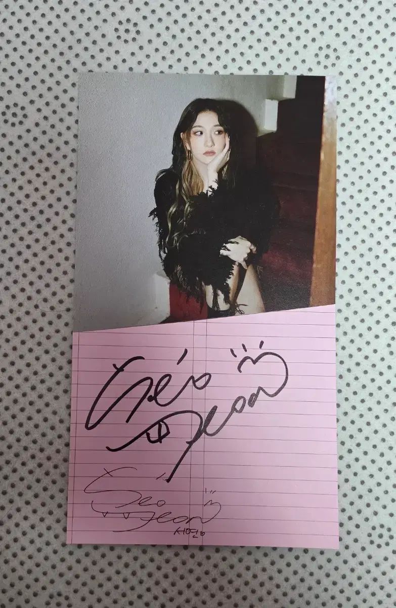 fromis_9(プロミスナイン・プミナ) イ・ソヨン(LEE SEOYEON) サイン