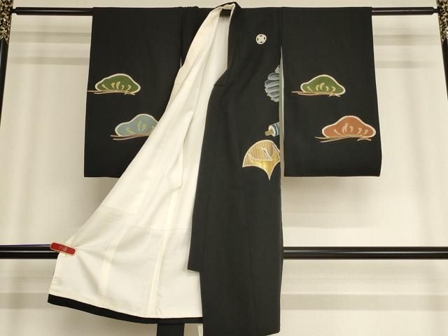 平和屋着物 お宮参り 男の子 祝着 産着 初着 のしめ 鷹 青海波 金銀彩 ja