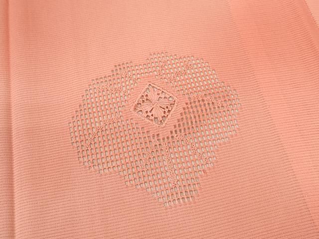  平和屋着物＊夏物 訪問着 絽 総刺繍 菱花文 暈し染め 正絹 ze 訪問着 付け下げ 着物