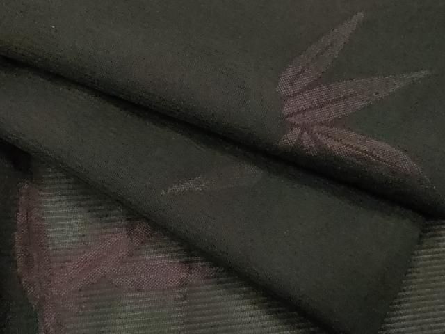 平和屋着物＊夏物 小紋 絽 笹文 正絹 ze