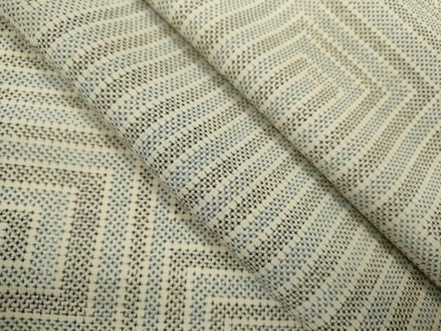 平和屋着物＊夏物 本場大島紬 夏大島 白大島 7マルキ 吉祥文 正絹 ze