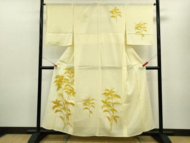 平和屋着物＊夏物 訪問着 絽 枝花文 銀彩 正絹 逸品 CABB9746ze - メルカリ