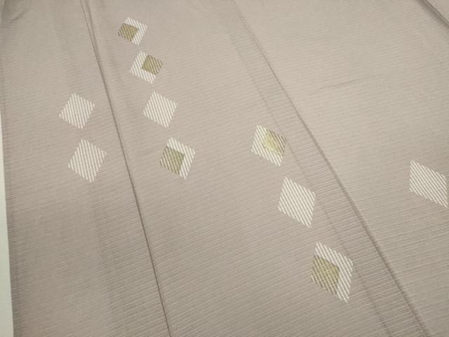  平和屋着物＊夏物 訪問着 変わり絽 刺繍 菱吉祥文 金彩 正絹 ze 訪問着 付け下げ 着物