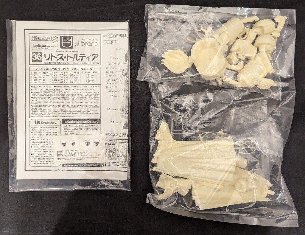 ボークス|VOLKS ∀-brand|1|6スケールレジンキャストキット 原型 神木素完まりも リトス トルティア