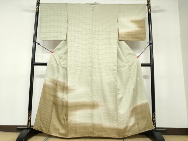 平和屋着物●訪問着 作家物 花菱霞文 暈し染め 正絹 ♥ ud