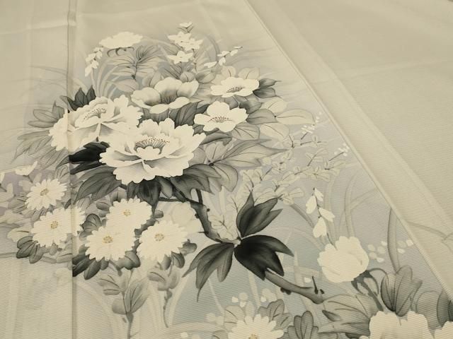 草花文 暈し染め