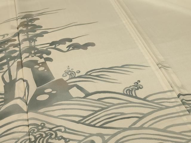 立波風景文 正絹